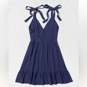 SHEIN Navy Blue Mini Dress
